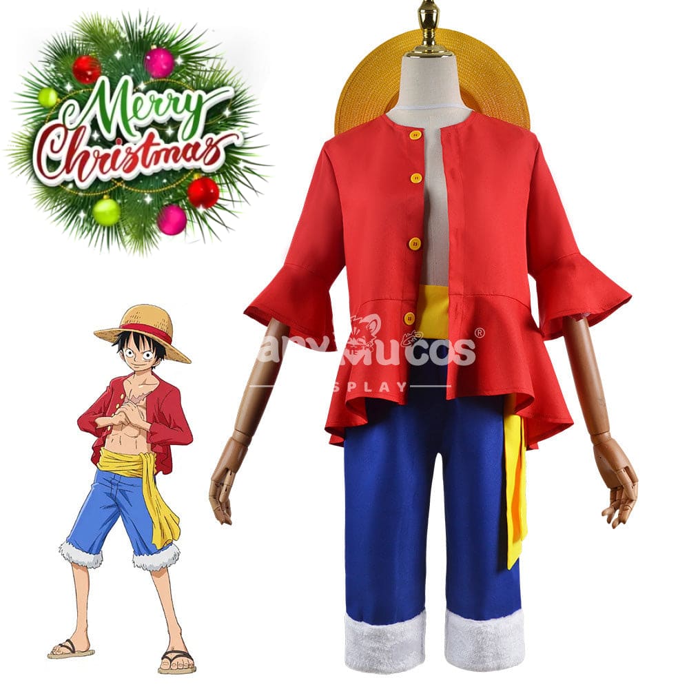 【In Stock】Anime One Piece Cosplay Monkey D. Luffy Costume / 110 Costumes