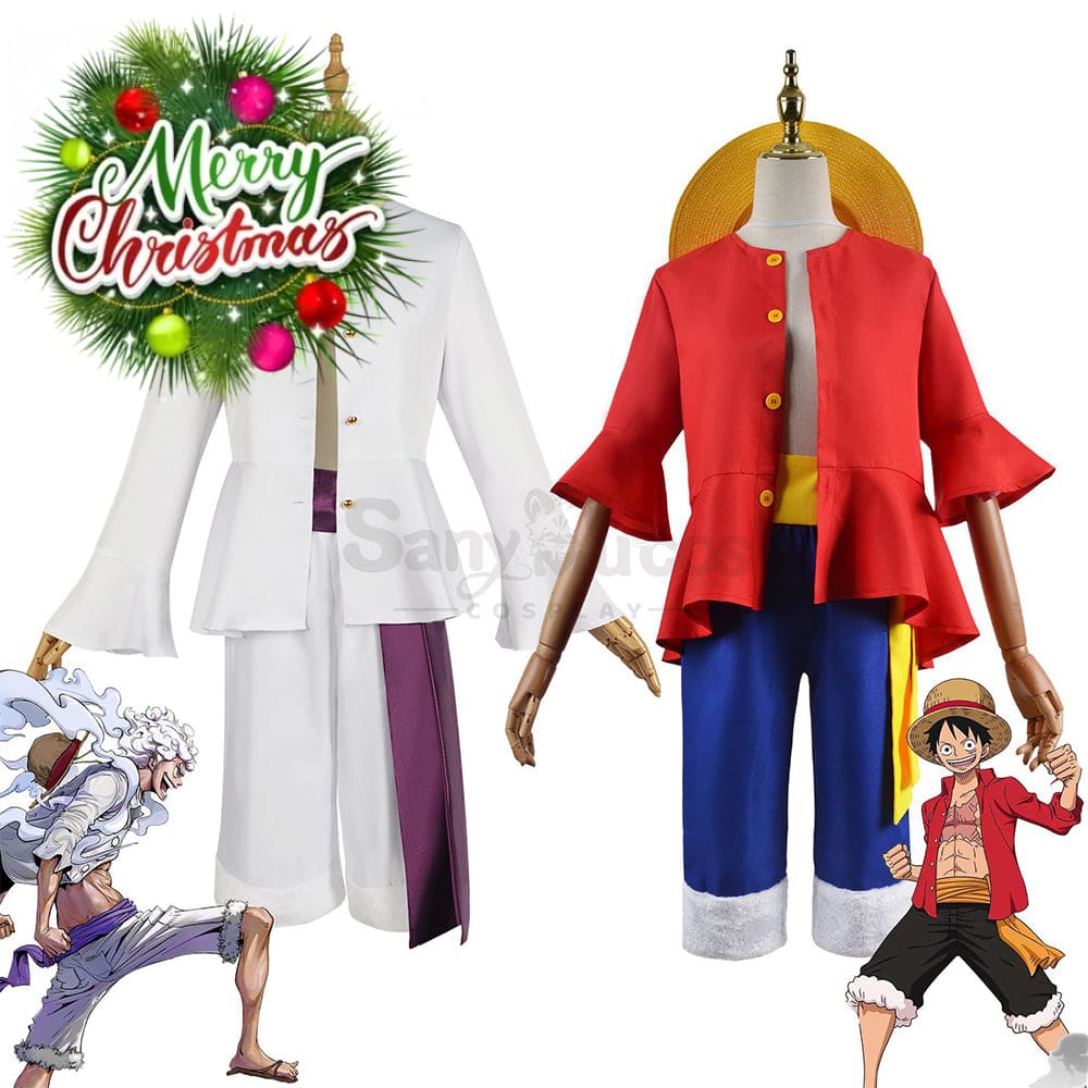 【In Stock】Anime One Piece Cosplay Monkey D. Luffy Costume Costumes