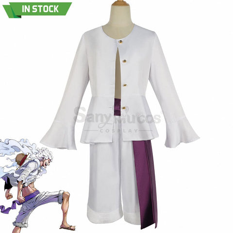 【In Stock】Anime One Piece Cosplay Monkey D. Luffy Costume Gear 5 Techniques / 110 Costumes