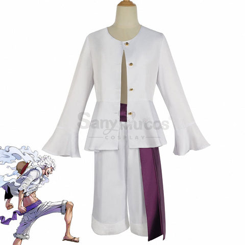【In Stock】Anime One Piece Cosplay Monkey D. Luffy Costume Gear 5 Techniques / 110 Costumes