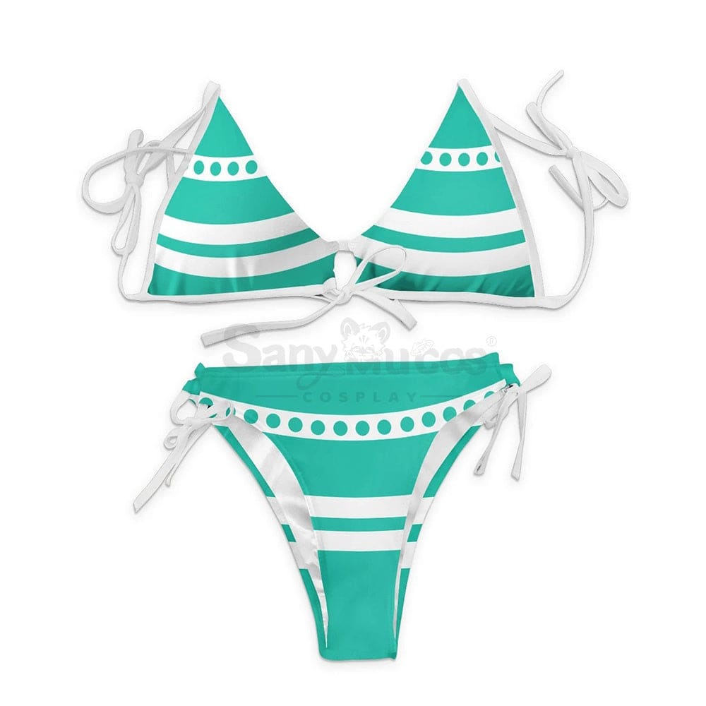 【In Stock】Anime One Piece Cosplay Nami Bikini Swimsuit Costume Costumes