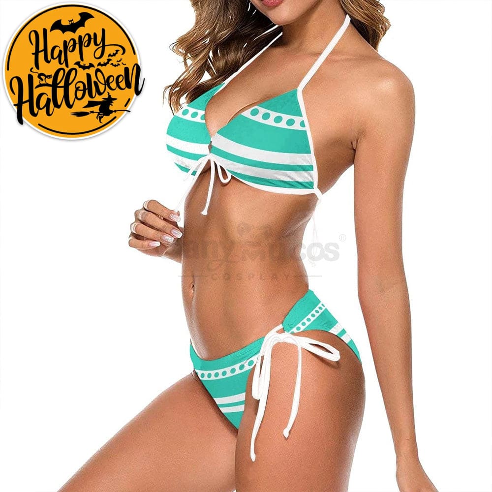 【In Stock】Anime One Piece Cosplay Nami Bikini Swimsuit Costume Costumes