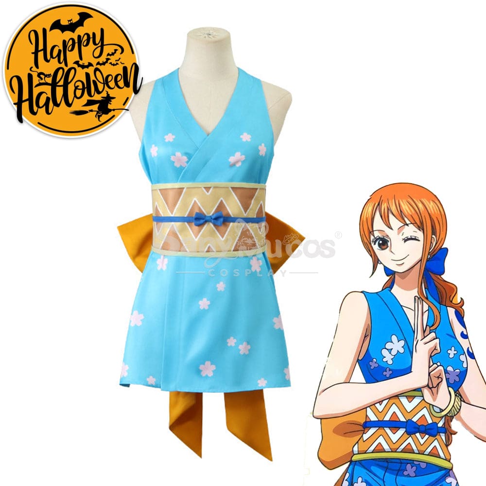 【In Stock】Anime One Piece Cosplay Nami Pajamas Costume Costumes