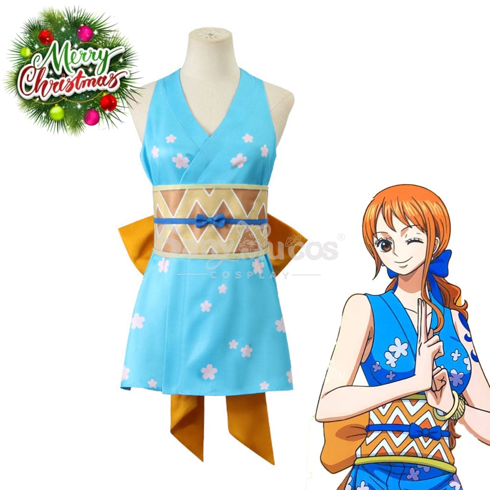 【In Stock】Anime One Piece Cosplay Nami Pajamas Costume Costumes