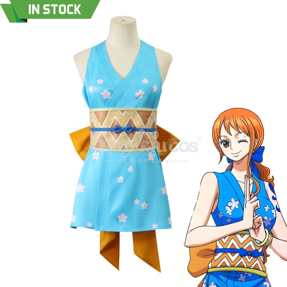 【In Stock】Anime One Piece Cosplay Nami Pajamas Costume Costumes