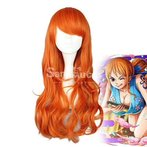 【In Stock】Anime One Piece Cosplay Nami Pajamas Wig Wigs