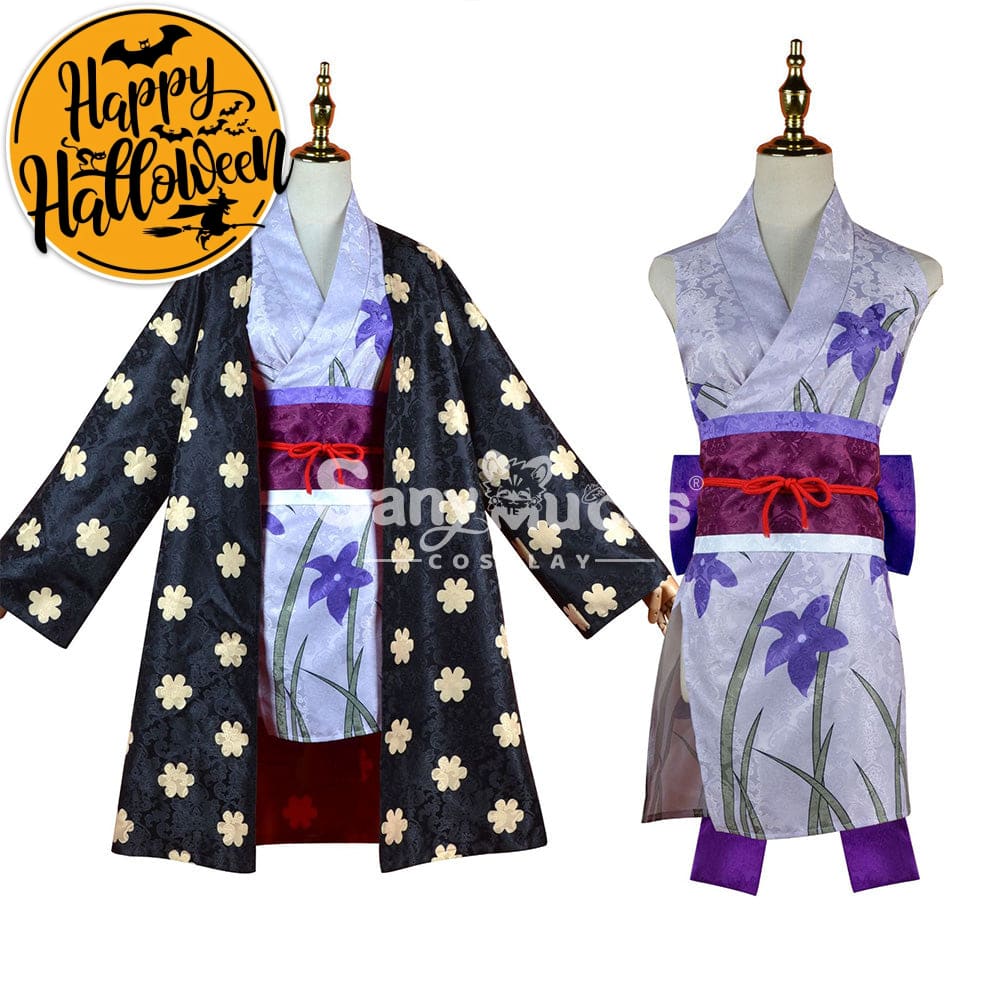 【In Stock】Anime One Piece Cosplay Nico·robin Kimono Costume Costumes