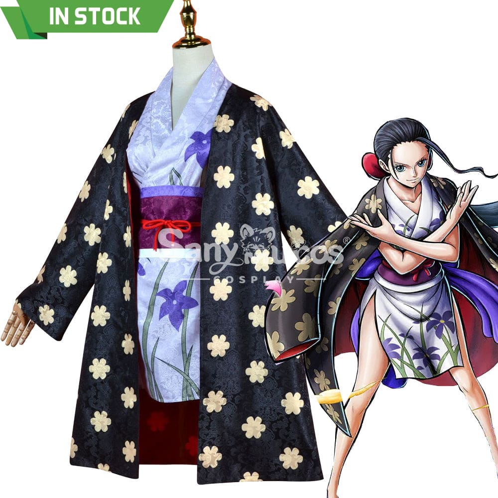 【In Stock】Anime One Piece Cosplay Nico·robin Kimono Costume Costumes