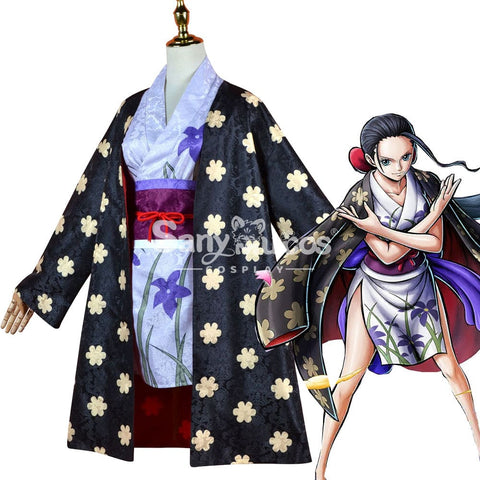 【In Stock】Anime One Piece Cosplay Nico·robin Kimono Costume Costumes