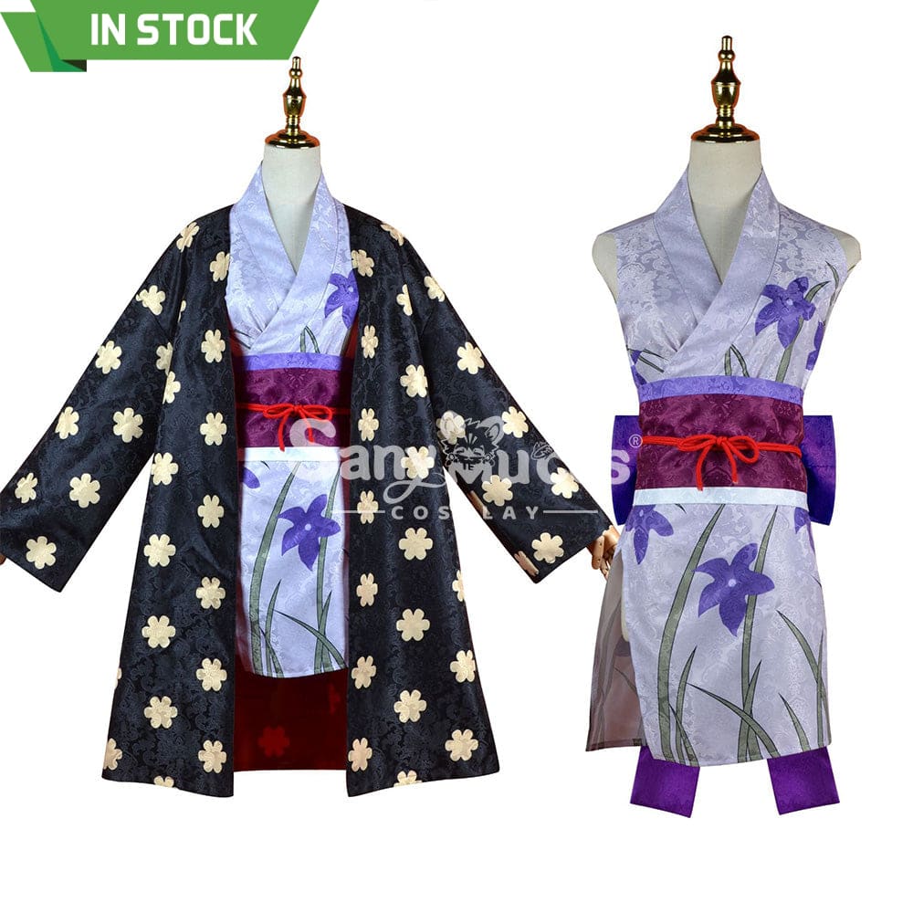 【In Stock】Anime One Piece Cosplay Nico·robin Kimono Costume Costumes