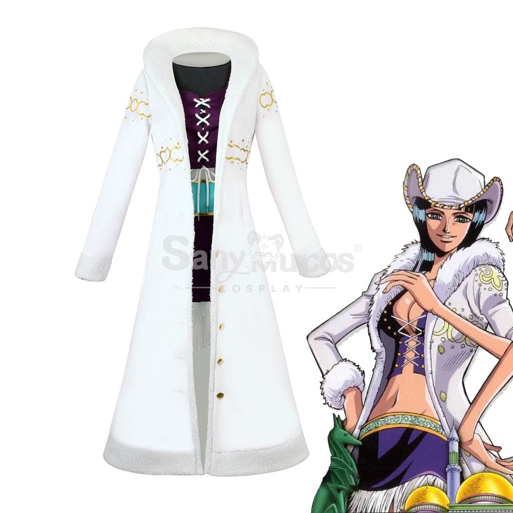 【In Stock】Anime One Piece Cosplay Nico Robin Trench Coat Costume Costumes