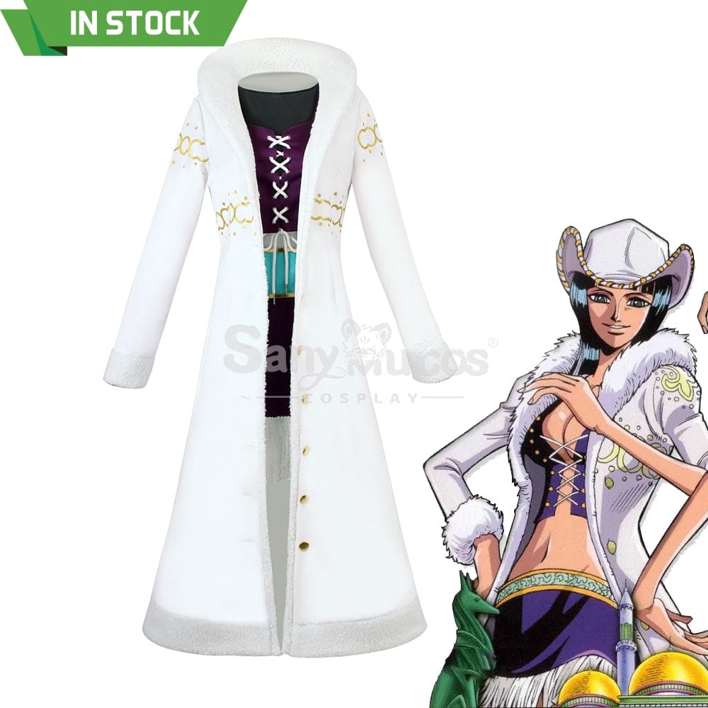 【In Stock】Anime One Piece Cosplay Nico Robin Trench Coat Costume Costumes