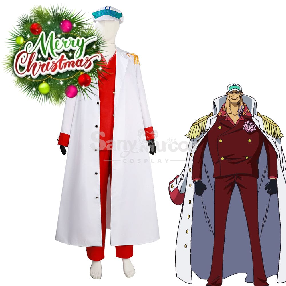 【In Stock】Anime One Piece Cosplay Sakazuki Costume Costumes