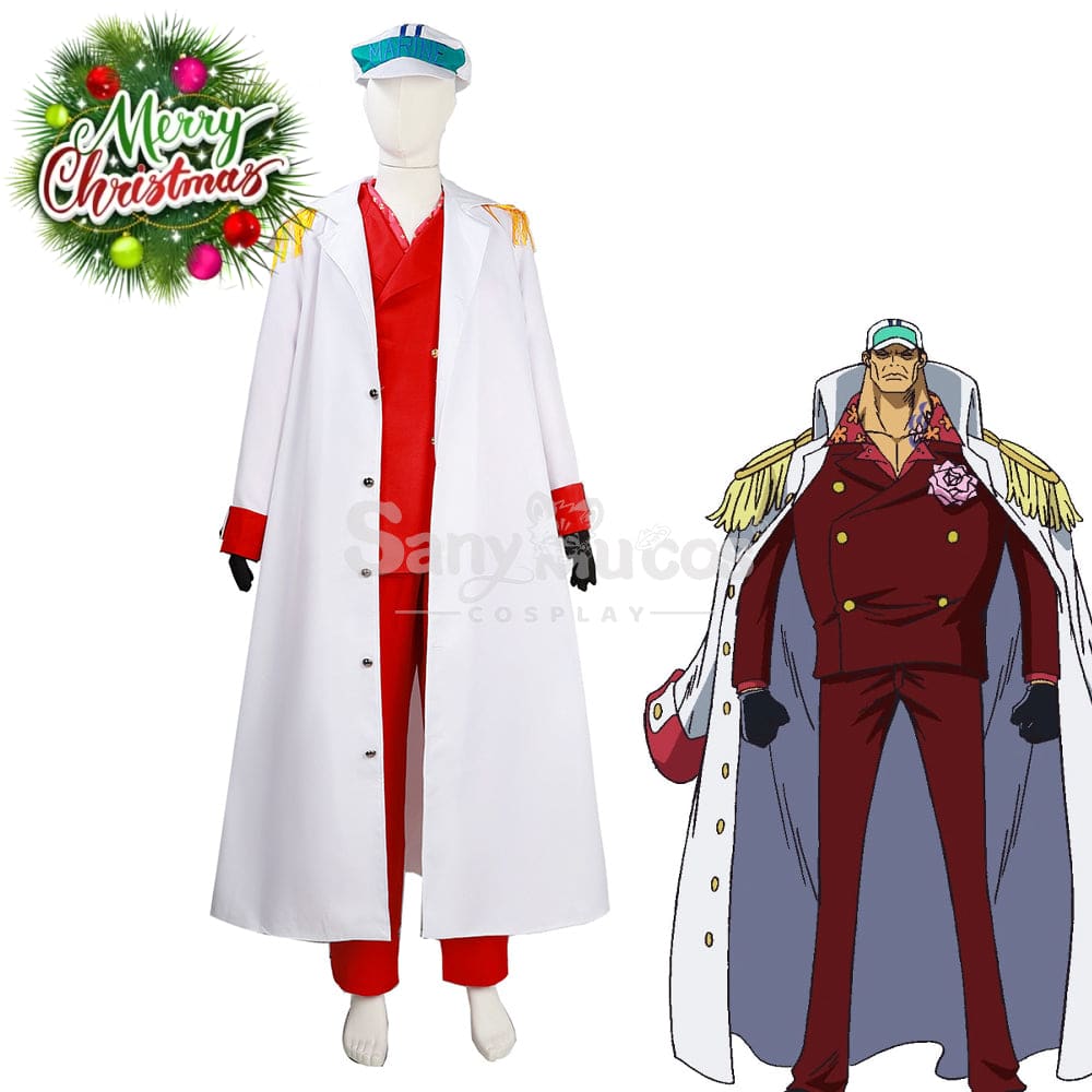 【In Stock】Anime One Piece Cosplay Sakazuki Costume Costumes