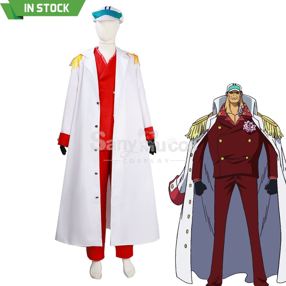 【In Stock】Anime One Piece Cosplay Sakazuki Costume Costumes