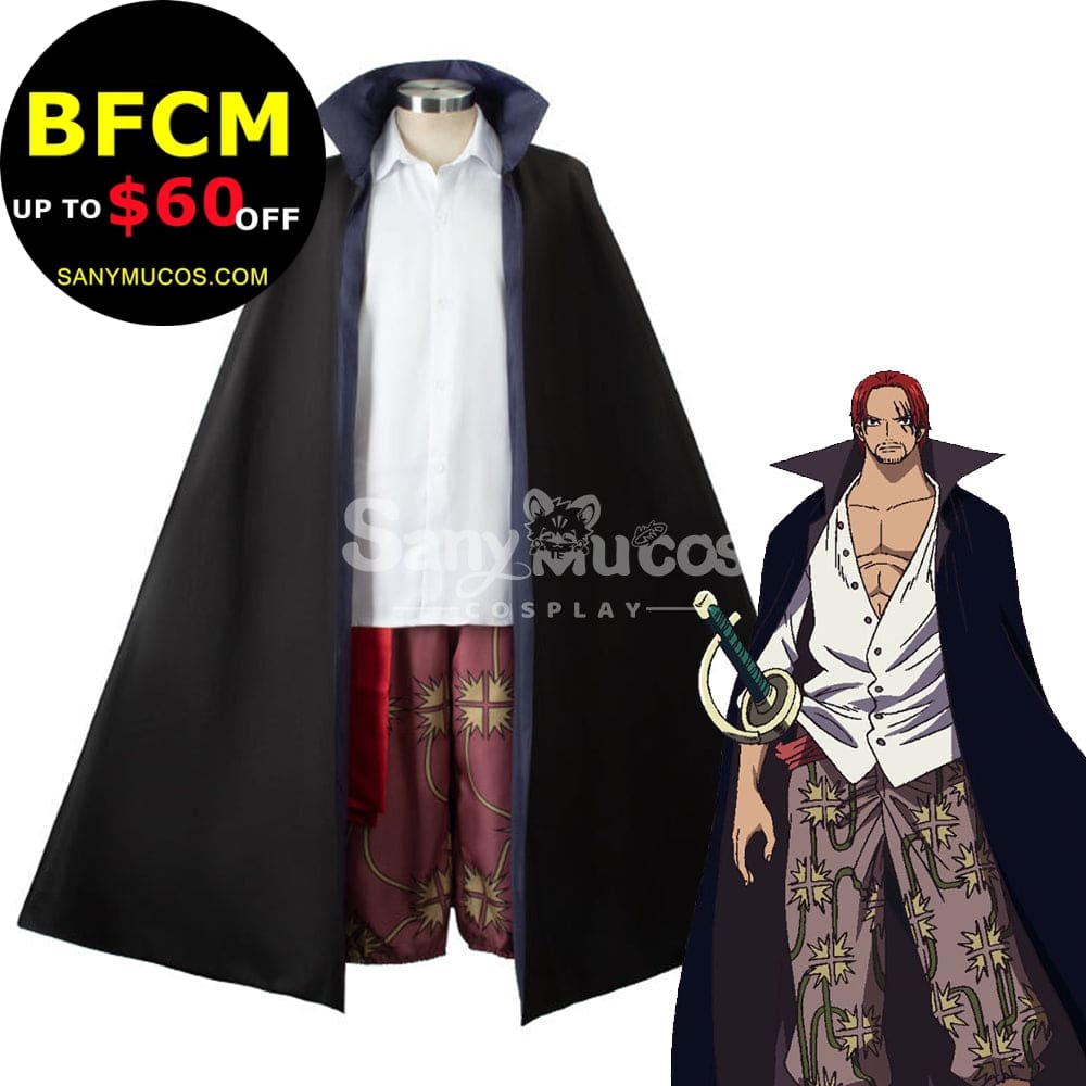 【In Stock】Anime One Piece Cosplay Shanks Costume Costumes