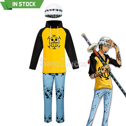 【In Stock】Anime One Piece Cosplay Trafalgar D. Water Law Hoodie Costume Costumes