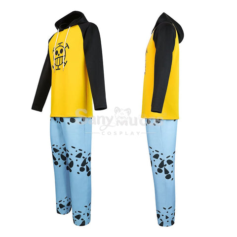 【In Stock】Anime One Piece Cosplay Trafalgar D. Water Law Hoodie Costume Costumes