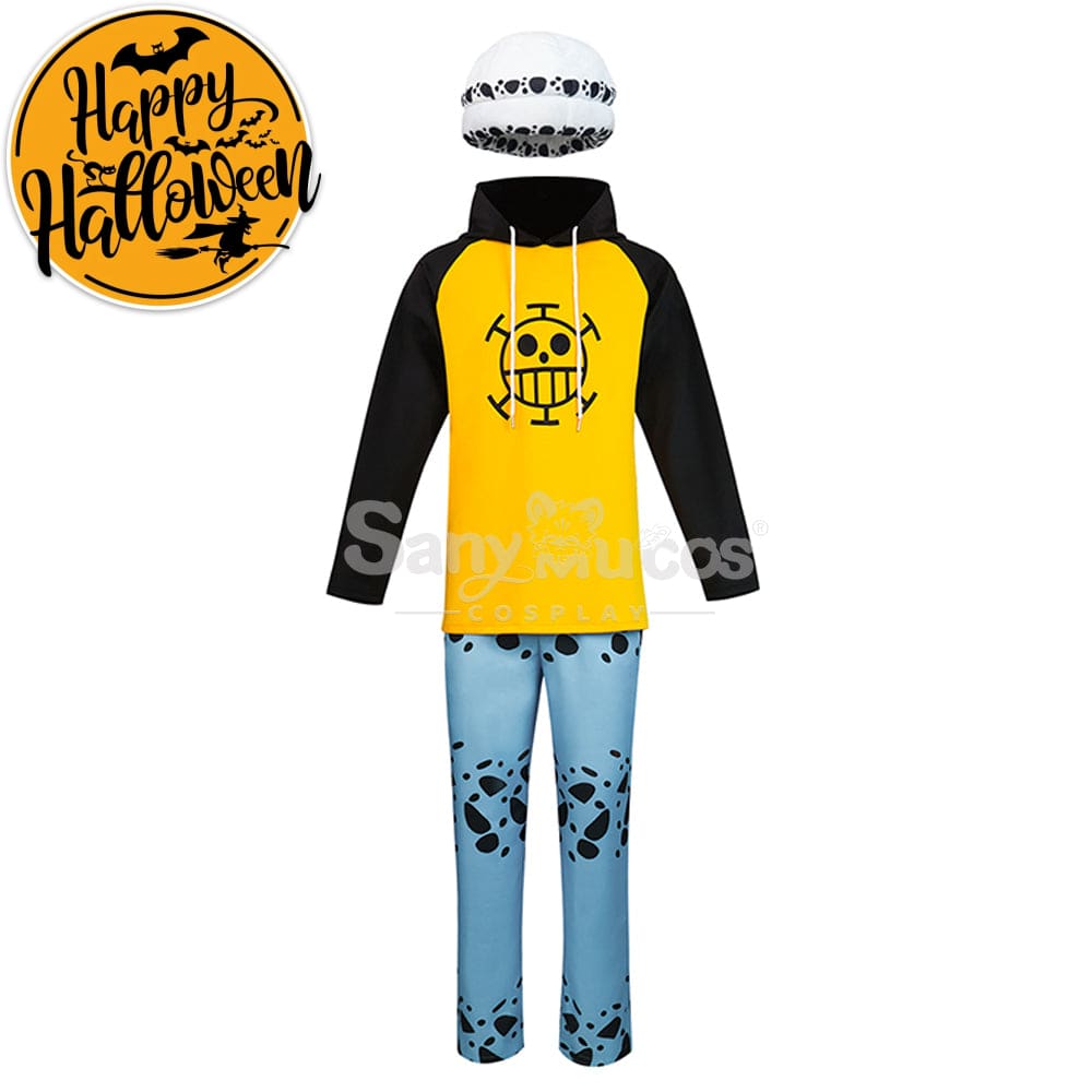 【In Stock】Anime One Piece Cosplay Trafalgar D. Water Law Hoodie Costume Costumes