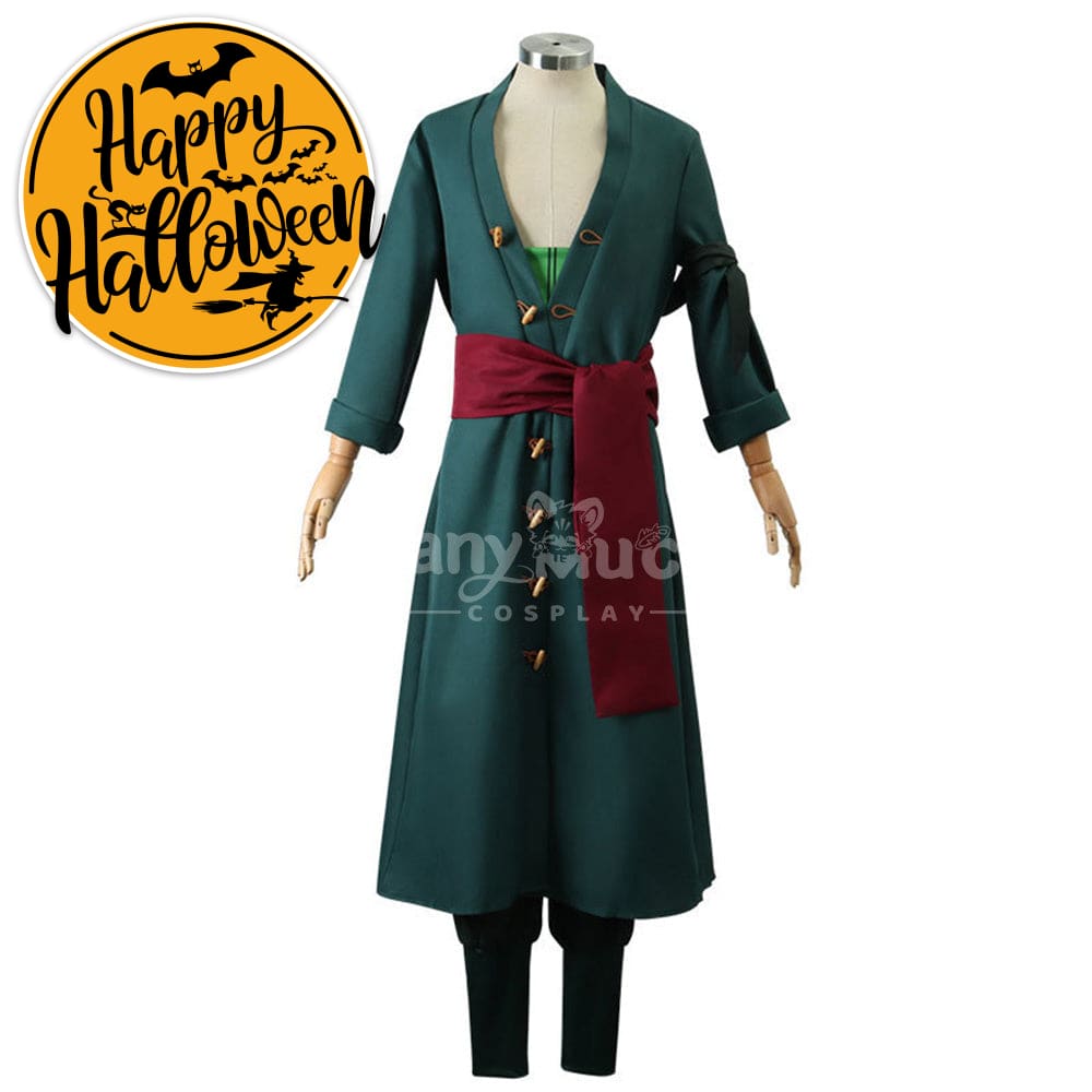 【In Stock】Anime One Piece Cosplay Zoro Wano Country Costume Costumes