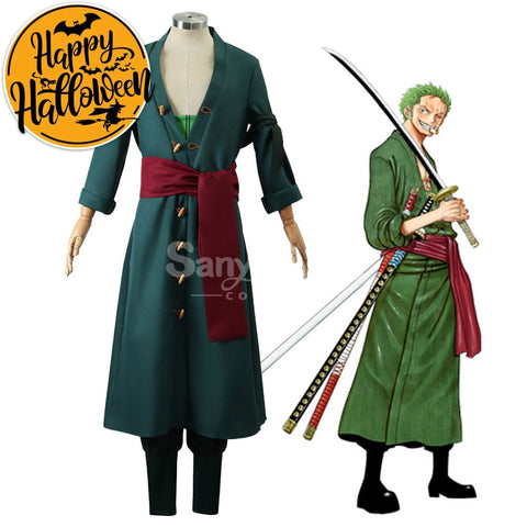 【In Stock】Anime One Piece Cosplay Zoro Wano Country Costume Costumes