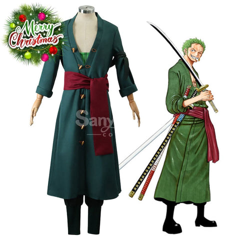 【In Stock】Anime One Piece Cosplay Zoro Wano Country Costume Costumes