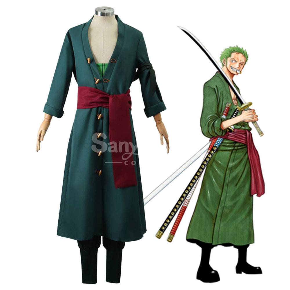 【In Stock】Anime One Piece Cosplay Zoro Wano Country Costume Costumes