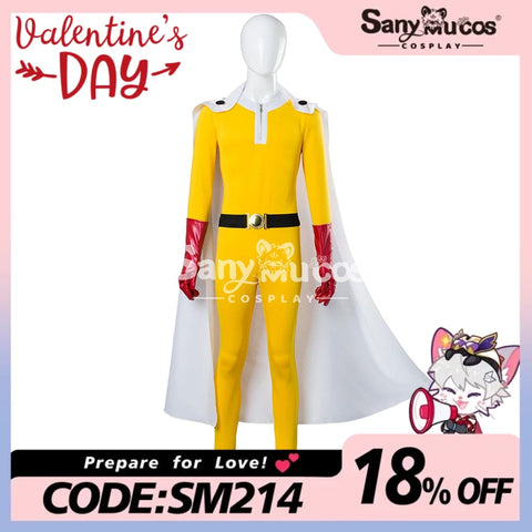 【In Stock】Anime One Punch Man Cosplay Saitama Costume Costumes