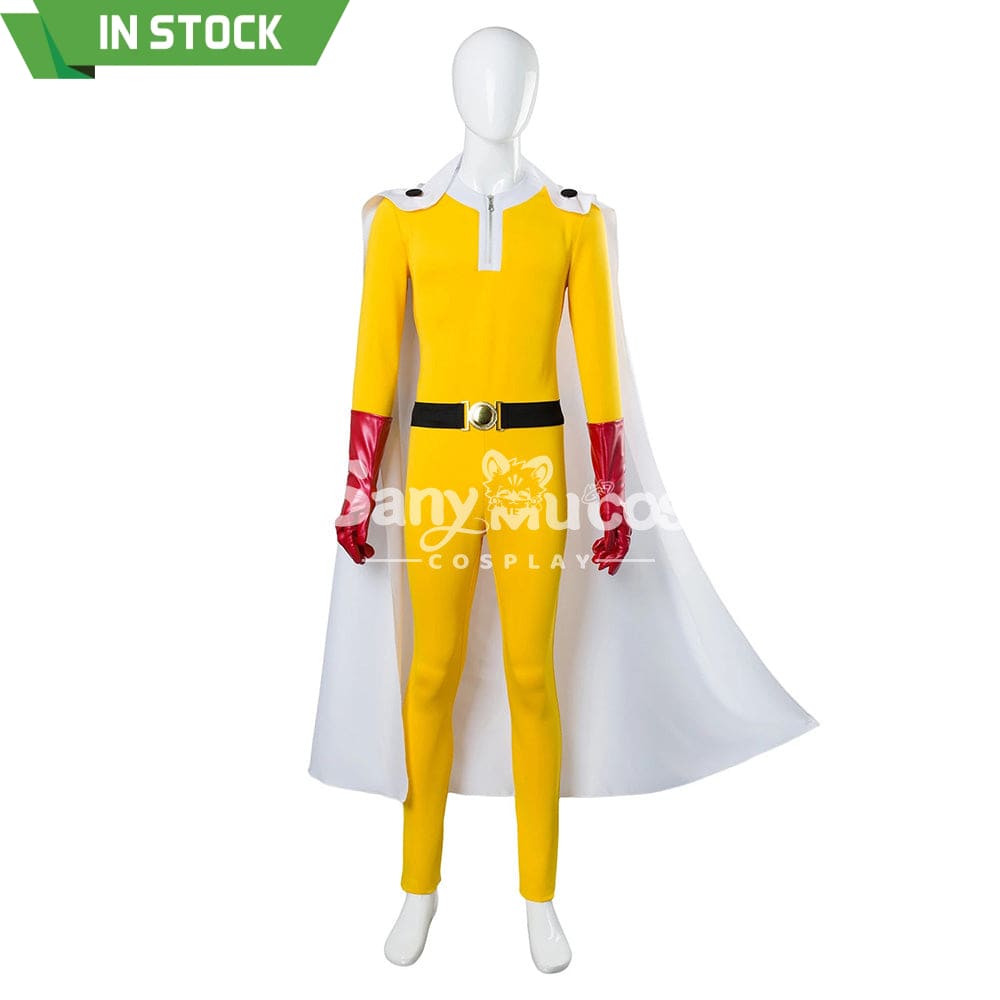 【In Stock】Anime One Punch Man Cosplay Saitama Costume Costumes