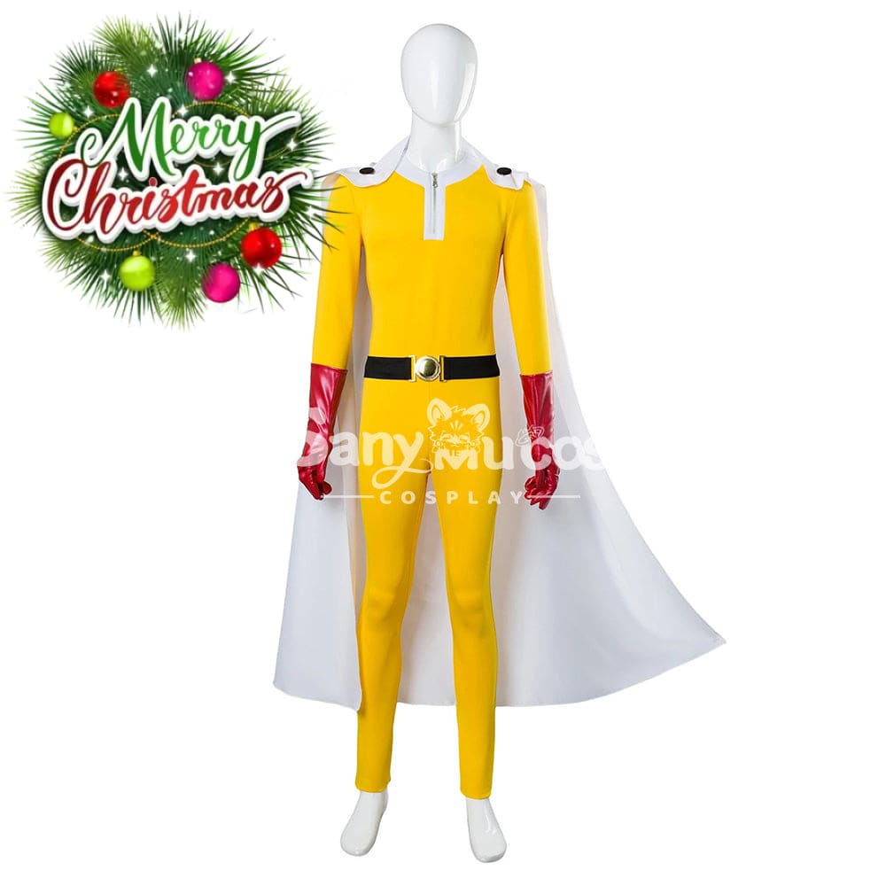 【In Stock】Anime One Punch Man Cosplay Saitama Costume Costumes