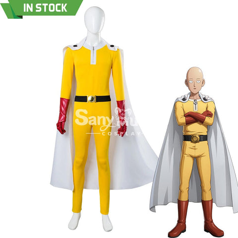 【In Stock】Anime One Punch Man Cosplay Saitama Costume Costumes