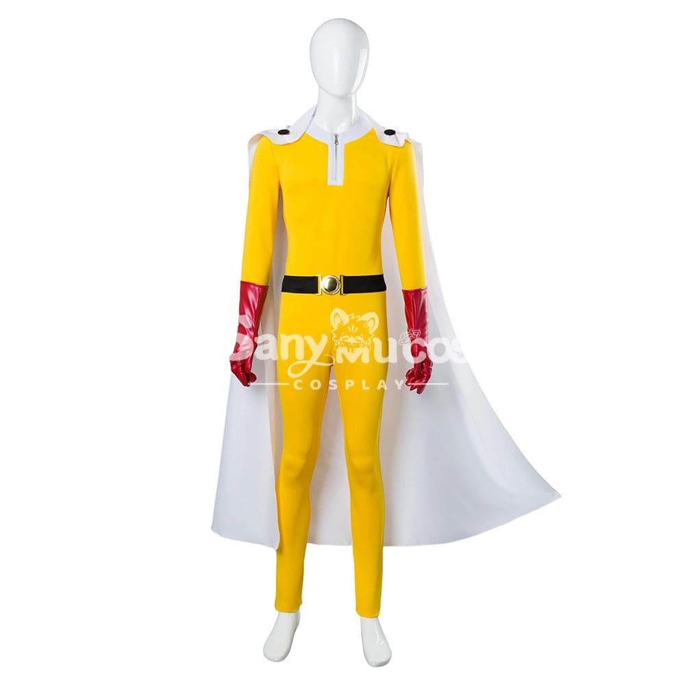 【In Stock】Anime One Punch Man Cosplay Saitama Costume Costumes