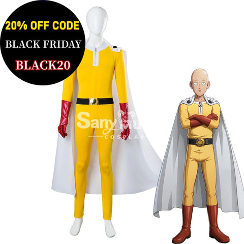 【In Stock】Anime One Punch Man Cosplay Saitama Costume Costumes