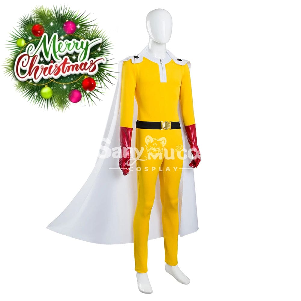 【In Stock】Anime One Punch Man Cosplay Saitama Costume Costumes