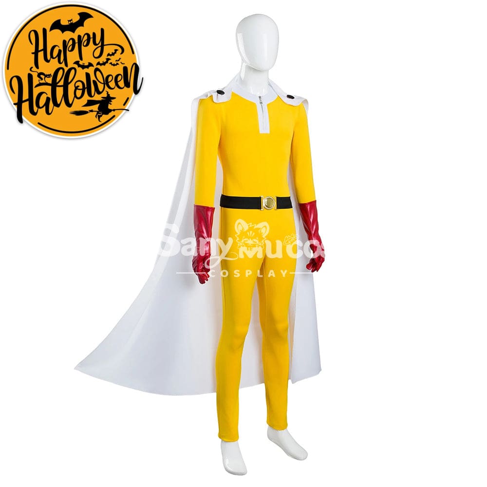 【In Stock】Anime One Punch Man Cosplay Saitama Costume Costumes