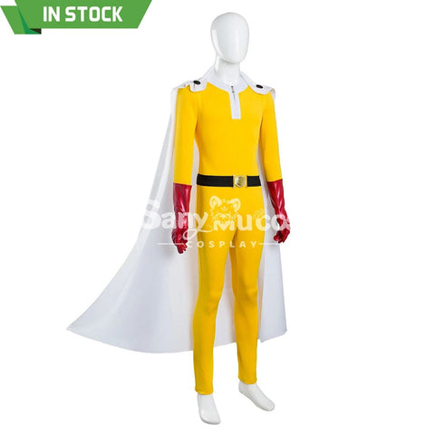 【In Stock】Anime One Punch Man Cosplay Saitama Costume Costumes