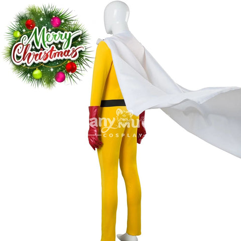 【In Stock】Anime One Punch Man Cosplay Saitama Costume Costumes