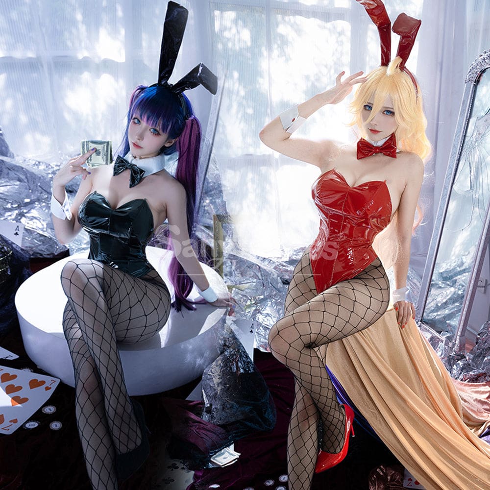 【In Stock】Anime Panty & Stocking With Garterbelt Cosplay Bunny Girl Panty/Stocking Costume Costumes