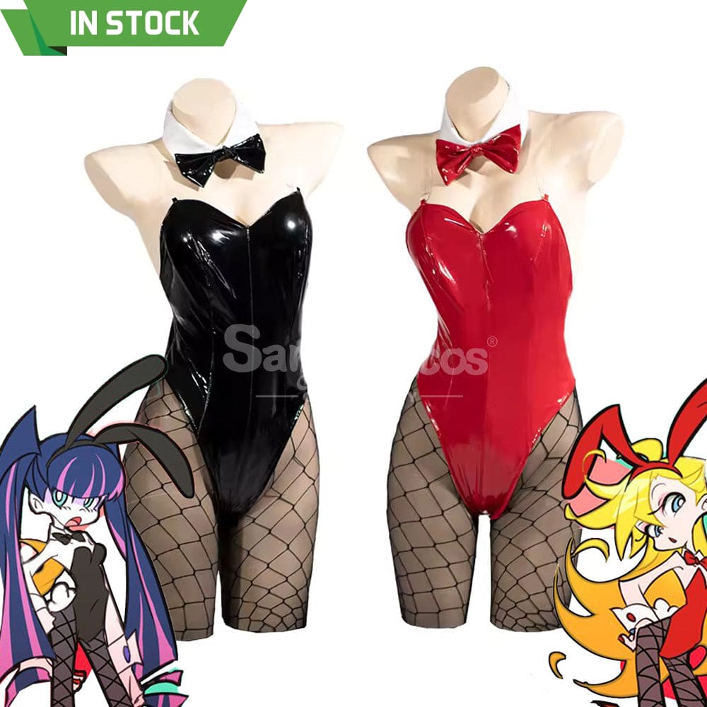 【In Stock】Anime Panty & Stocking With Garterbelt Cosplay Bunny Girl Panty/Stocking Costume Costumes