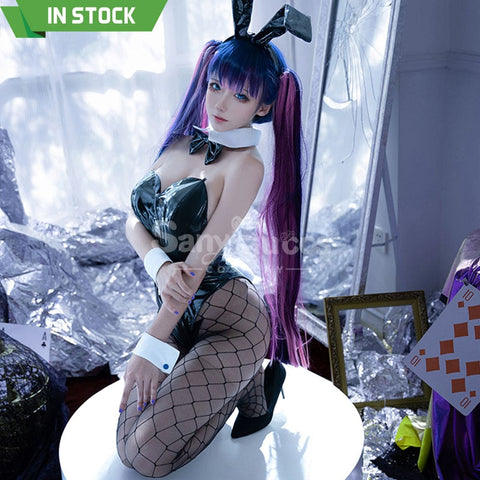 【In Stock】Anime Panty & Stocking With Garterbelt Cosplay Bunny Girl Panty/Stocking Costume / S