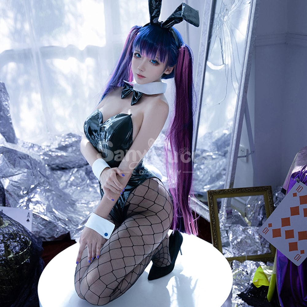 【In Stock】Anime Panty & Stocking With Garterbelt Cosplay Bunny Girl Panty/Stocking Costume / S