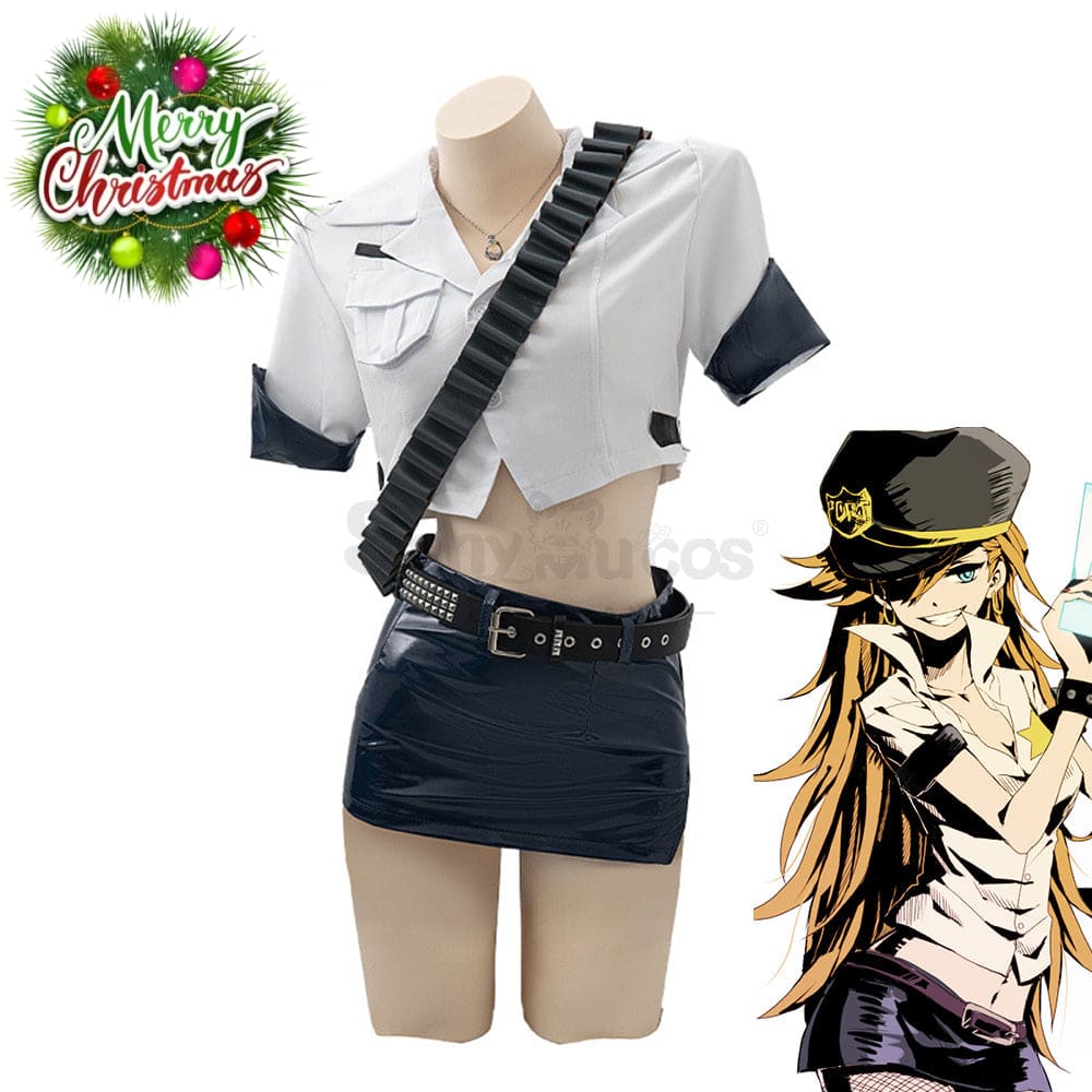 【In Stock】Anime Panty & Stocking With Garterbelt Cosplay Officer Of The Undead Anarchy Costume