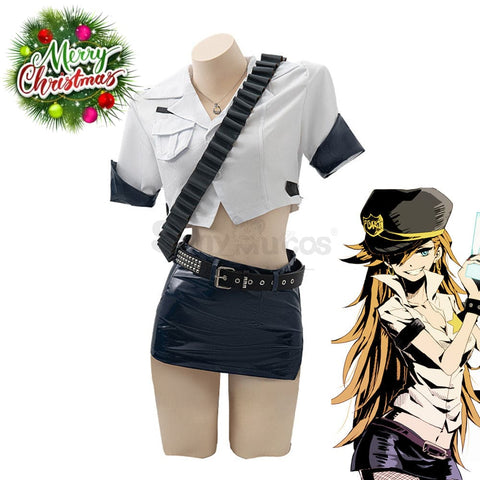 【In Stock】Anime Panty & Stocking With Garterbelt Cosplay Officer Of The Undead Anarchy Costume