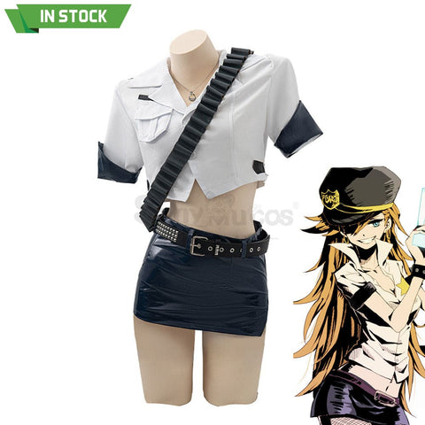 【In Stock】Anime Panty & Stocking With Garterbelt Cosplay Officer Of The Undead Anarchy Costume