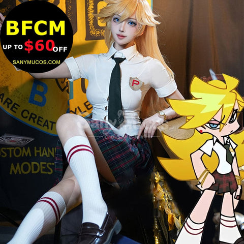 【In Stock】Anime Panty & Stocking with Garterbelt Cosplay Panty Stocking School Uniform Cosplay Costume Cosplay Costumes