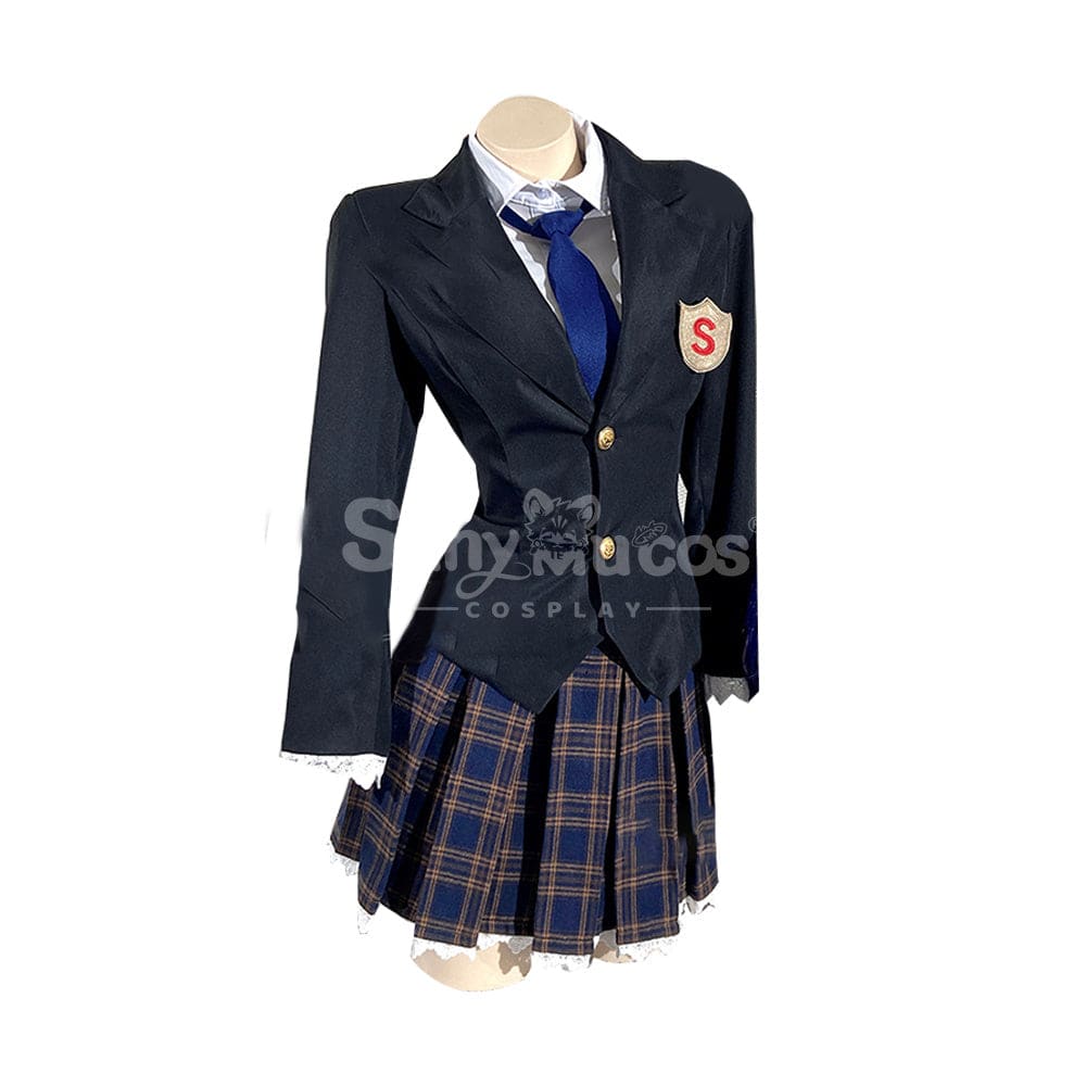 【In Stock】Anime Panty & Stocking with Garterbelt Cosplay Panty Stocking School Uniform Cosplay Costume Stocking / S