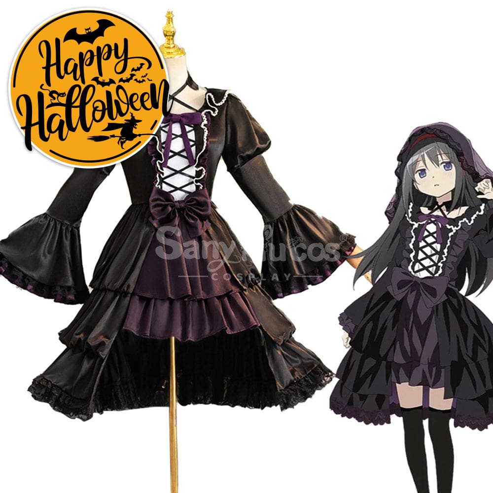 【In Stock】Anime Puella Magi Madoka Magica Cosplay Akemi HomuraCosplay Costume Premium Edition Cosplay Costumes