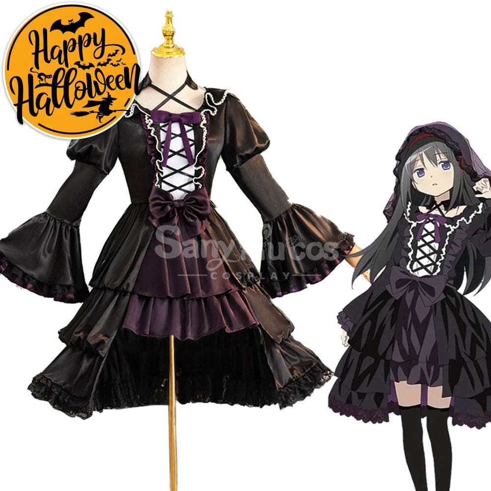 【In Stock】Anime Puella Magi Madoka Magica Cosplay Akemi HomuraCosplay Costume Premium Edition Cosplay Costumes