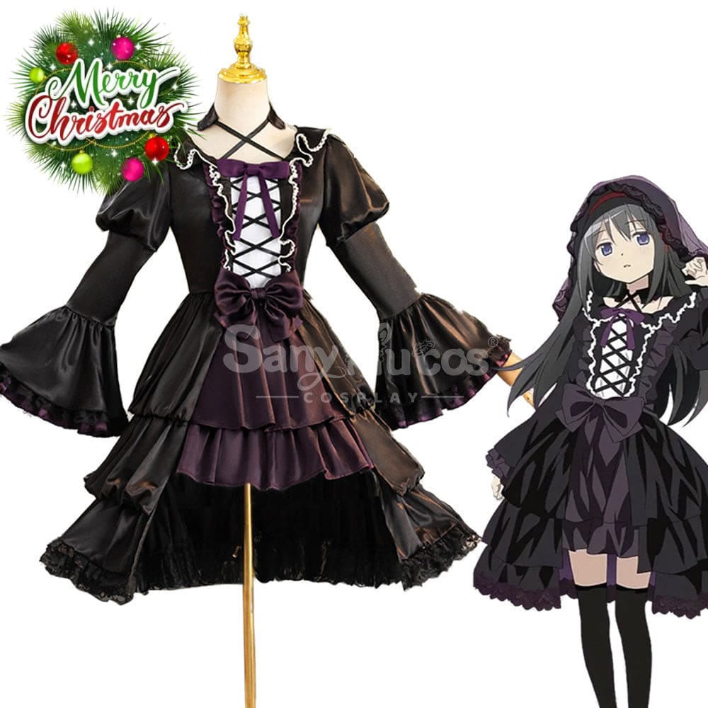【In Stock】Anime Puella Magi Madoka Magica Cosplay Akemi HomuraCosplay Costume Premium Edition Cosplay Costumes