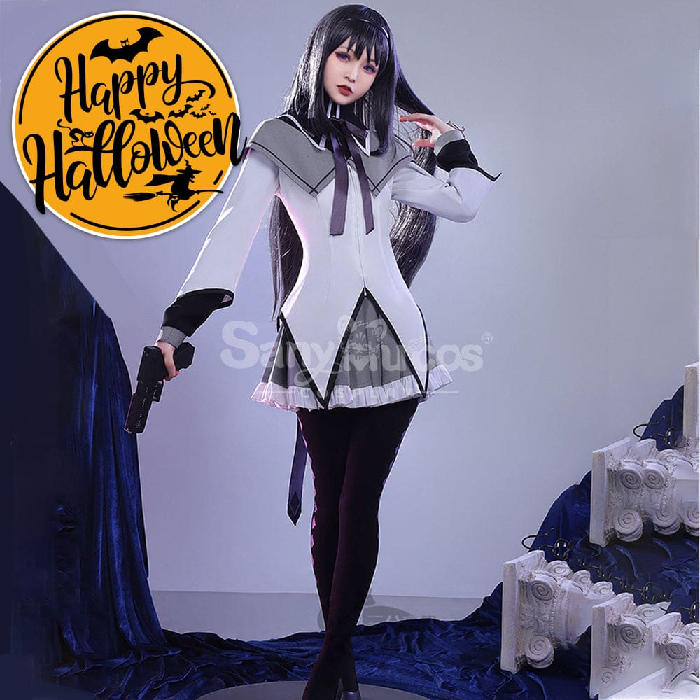 【In Stock】Anime Puella Magi Madoka Magica Cosplay Homura Akemi Cosplay Costume Premium Edition Cosplay Costumes
